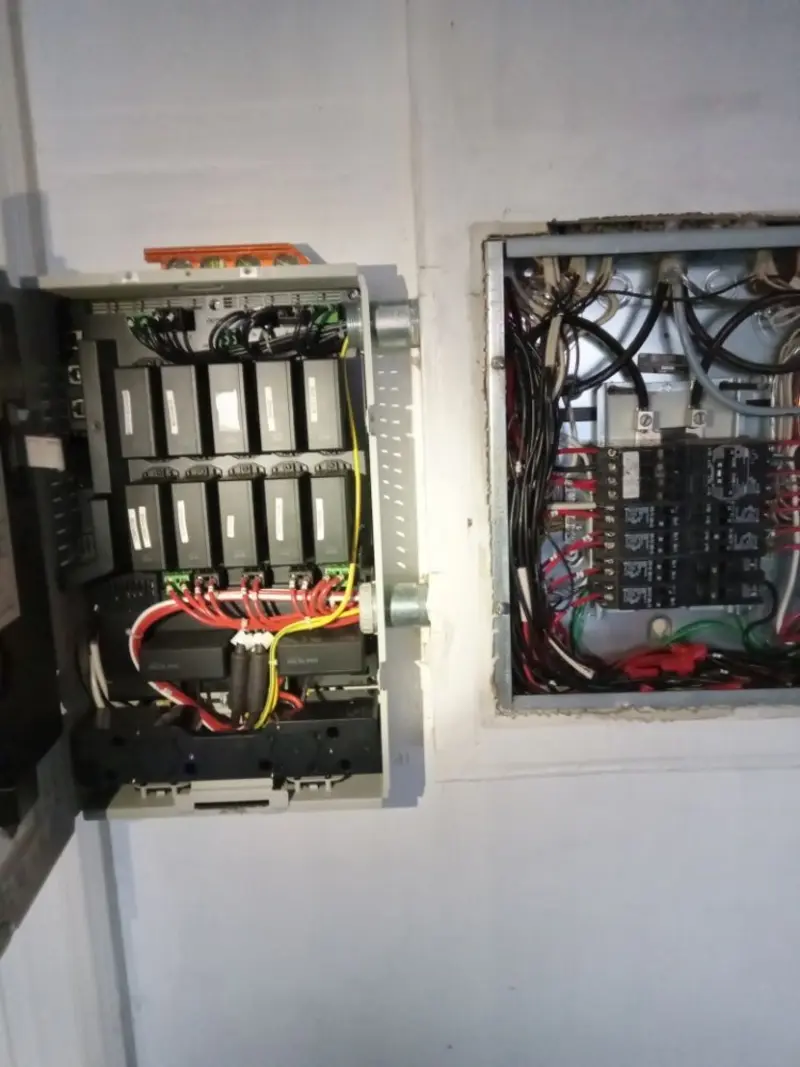 Electrical panel upgrade completed for Security Camera Wiring in Winter Park